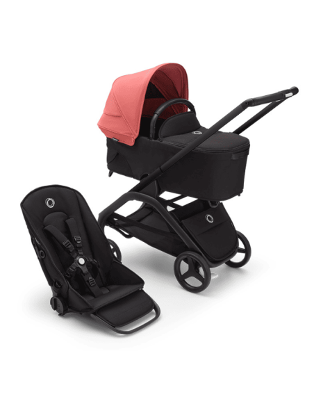 Cochecito Duo Dragonfly con Chasis en negro y base en negro de Bugaboo
