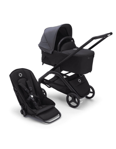 Cochecito Duo Dragonfly con Chasis en negro y base en negro de Bugaboo