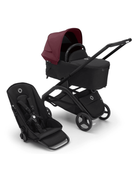 Cochecito Duo Dragonfly con Chasis en negro y base en negro de Bugaboo