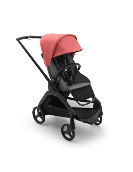 Cochecito Duo Dragonfly con Chasis en negro y base en gris melange de Bugaboo