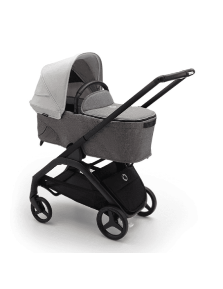 Cochecito Duo Dragonfly con Chasis en negro y base en gris melange de Bugaboo