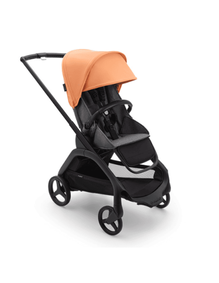 Cochecito Duo Dragonfly con Chasis en negro y base en gris melange de Bugaboo