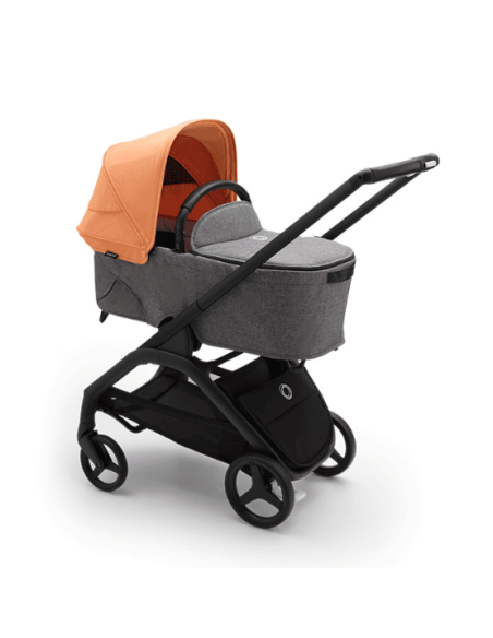 Cochecito Duo Dragonfly con Chasis en negro y base en gris melange de Bugaboo