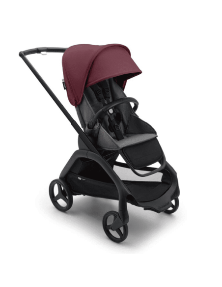 Cochecito Duo Dragonfly con Chasis en negro y base en gris melange de Bugaboo