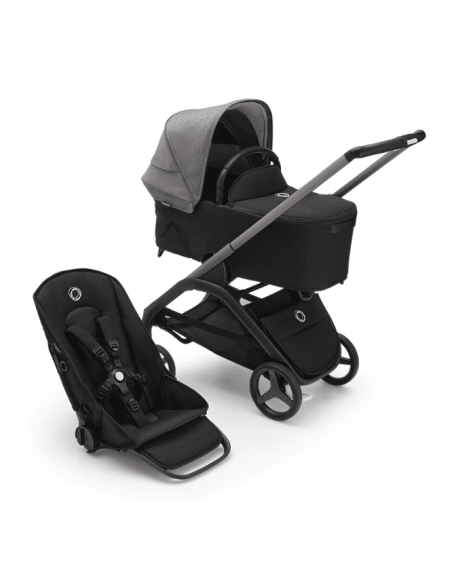 Cochecito Duo Dragonfly con Chasis en grafito y base en negro  de Bugaboo