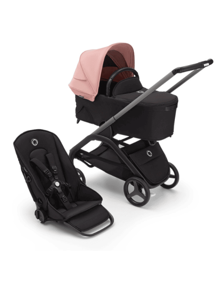 Cochecito Duo Dragonfly con Chasis en grafito y base en negro  de Bugaboo