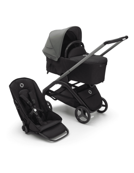 Cochecito Duo Dragonfly con Chasis en grafito y base en negro  de Bugaboo