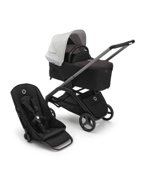 Cochecito Duo Dragonfly con Chasis en grafito y base en negro  de Bugaboo