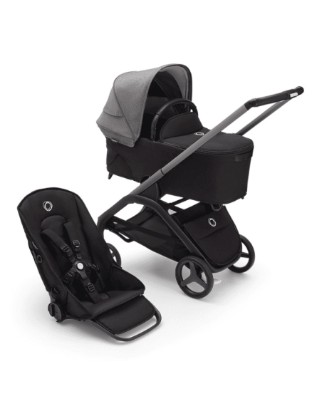 Cochecito Duo Dragonfly con Chasis en grafito y base en grafito de Bugaboo
