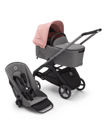 Cochecito Duo Dragonfly con Chasis en grafito y base en grafito de Bugaboo
