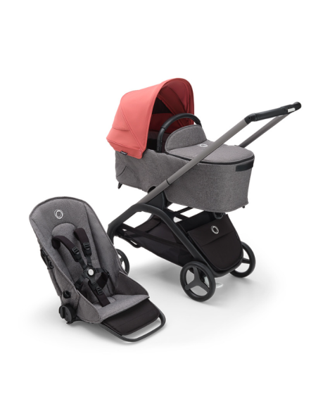 Cochecito Duo Dragonfly con Chasis en grafito y base en grafito de Bugaboo