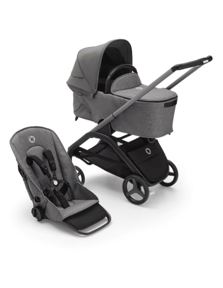 Cochecito Duo Dragonfly con Chasis en grafito y base en grafito de Bugaboo