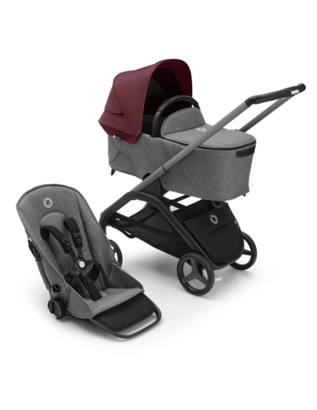 Cochecito Duo Dragonfly con Chasis en grafito y base en grafito de Bugaboo