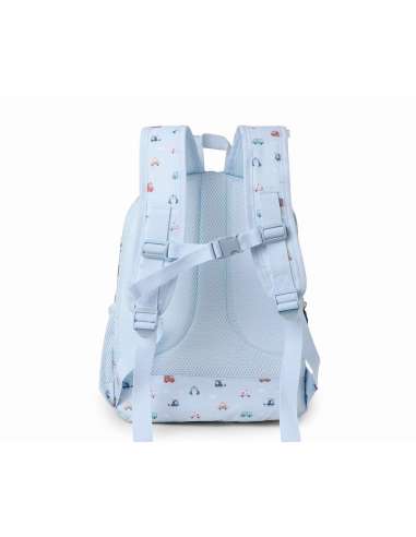 Mochila Mediana City Cars + Llavero...