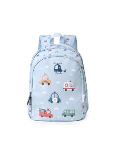 Mochila Mediana City Cars + Llavero de Tutete 2