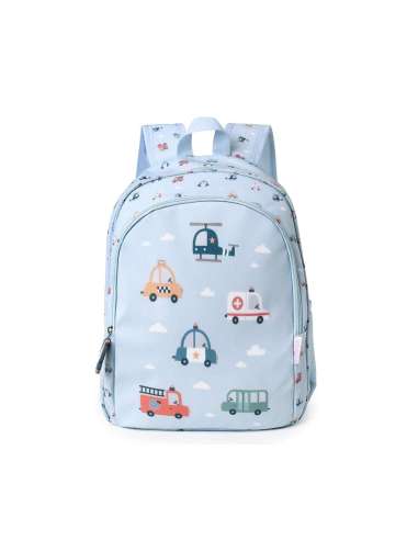 Mochila Mediana City Cars + Llavero...