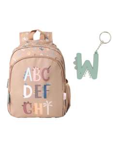 Mochila Mediana Funny Letters + Llavero de Tutete