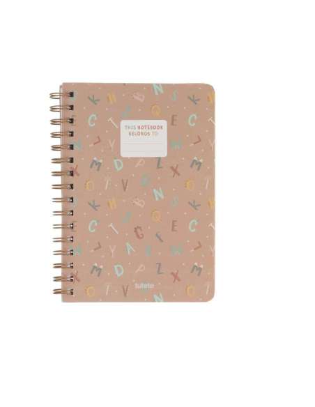 Libreta Funny Letters de Tutete