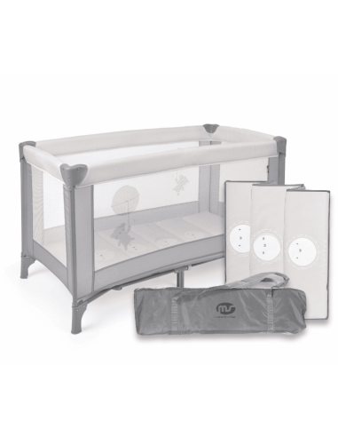 Cuna de viaje plegable Basic de MS