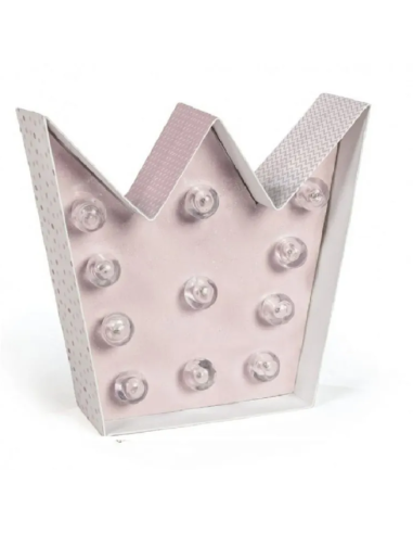 Lámpara de Corona Rosa de La Nina