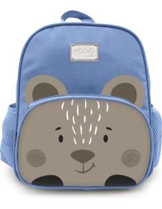 Mochila Grande Azul/Oso 30x25x12 cm de Moovo