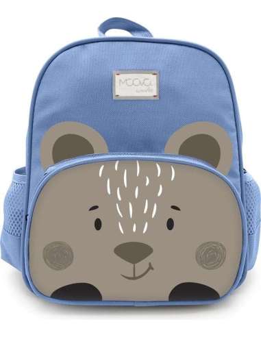 Mochila Grande Azul/Oso 30x25x12 cm...