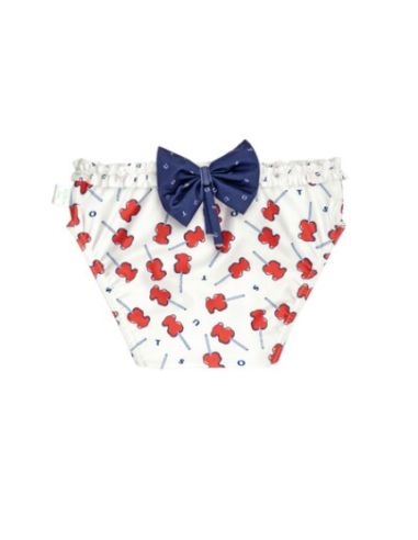 Bañador Braguita con volante y lazo...