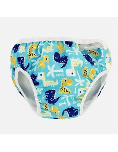 BAÑADOR PAÑAL TURQUESA DINO T.S...