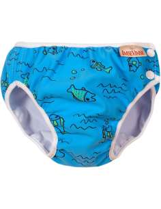 BAÑADOR PAÑAL PEZ TURQUESA T.M IMSEVIMSE