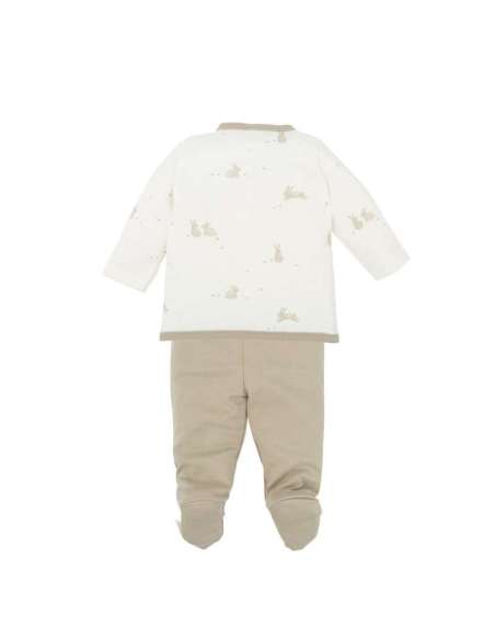 Set 2 piezas Jubon y Polaina Bunny 1-3 meses Bimbidreams