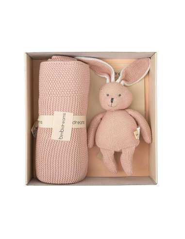 Caja Regalo Manta Tricot + Peluche...