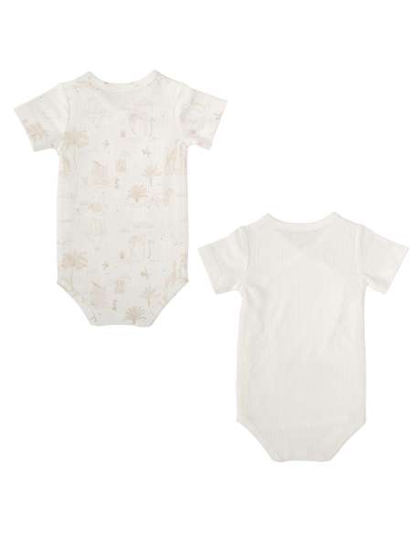 Pack 2 Bodies M/Corta Noe Talla 0/1 meses Bimbidreams