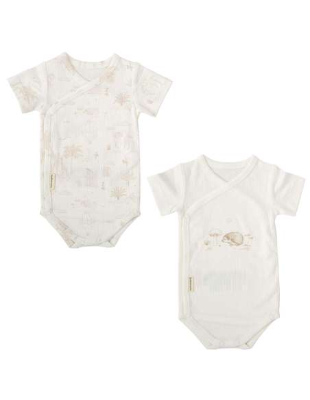 Pack 2 Bodies M/Corta Noe Talla 0/1 meses Bimbidreams