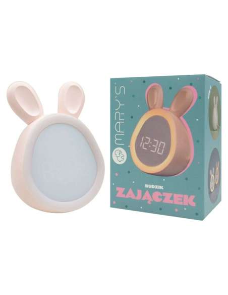 Ecolight Mary's Conejito Rosa Despertador Iluminado 6020532