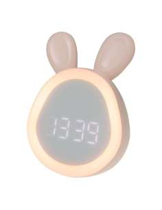 Ecolight Mary's Conejito Rosa Despertador Iluminado 6020532