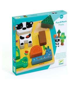 Encajable Puzz & Match Happy Djeco 31075 2