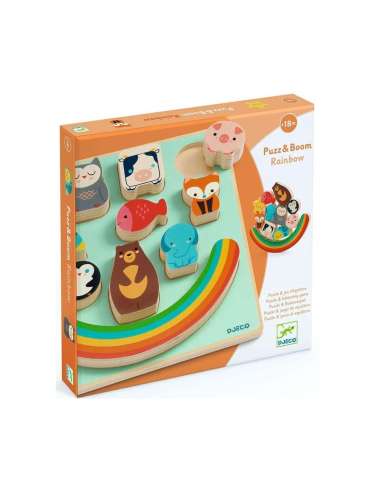 Encajable Puzz & Boom Rainbow Djeco...