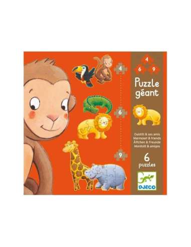 Puzzle evolutivo Ouistiti y sus...