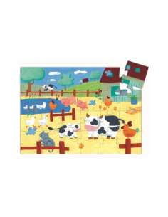 Puzzle Silueta Las Vacas Djeco 37205 2