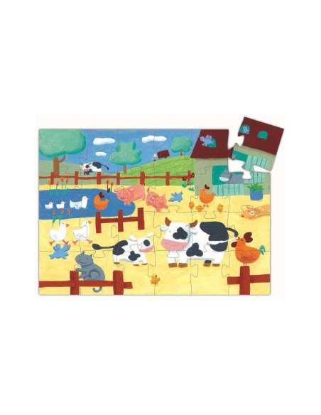 Puzzle Silueta Las Vacas Djeco 37205