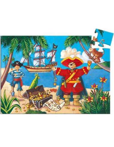 Puzzle Silueta El Pirata Djeco 37220
