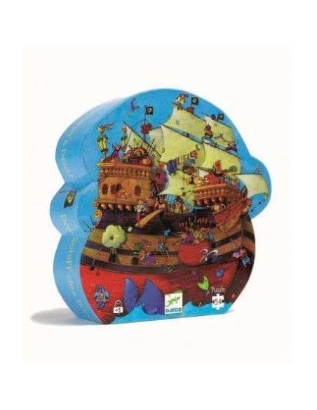 Puzzle silueta El Barco de Barbarroja Djeco 37241
