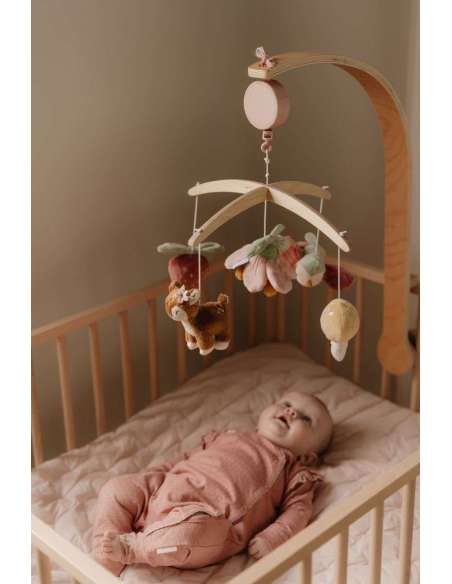 MOVIL MUSICAL DE MADERA FAIRY GARDEN FSC LITTLE DUTCH LD9000