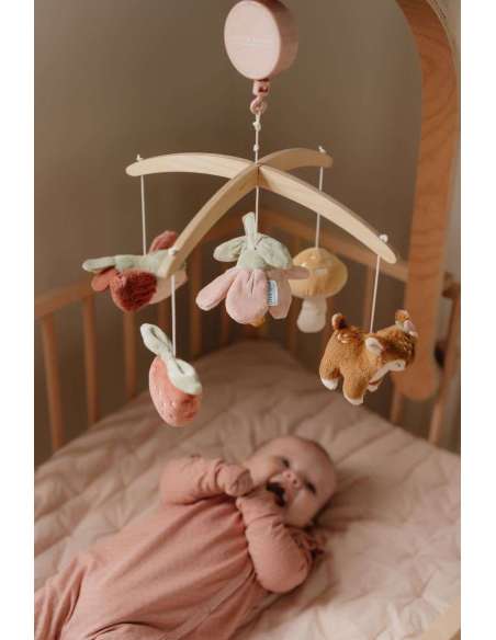 MOVIL MUSICAL DE MADERA FAIRY GARDEN FSC LITTLE DUTCH LD9000