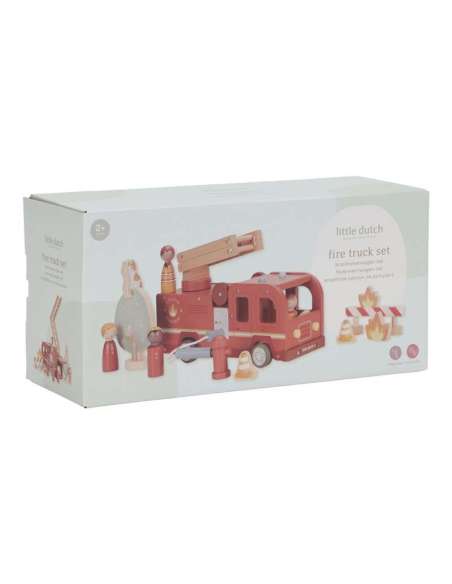 SET BOMBEROS CON CAMIÓN FSC LITTLE DUTCH LD2536