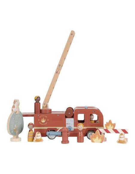 SET BOMBEROS CON CAMIÓN FSC LITTLE DUTCH LD2536