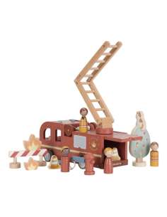 SET BOMBEROS CON CAMIÓN FSC LITTLE DUTCH LD2536 2