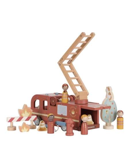 SET BOMBEROS CON CAMIÓN FSC LITTLE DUTCH LD2536