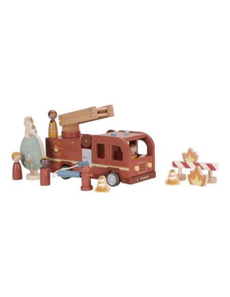 SET BOMBEROS CON CAMIÓN FSC LITTLE DUTCH LD2536