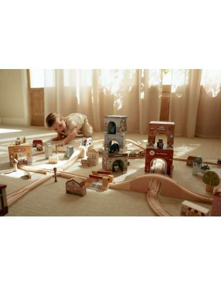 TORRE ENCAJABLE CIUDAD CON COCHES LITTLE DUTCH LD2525